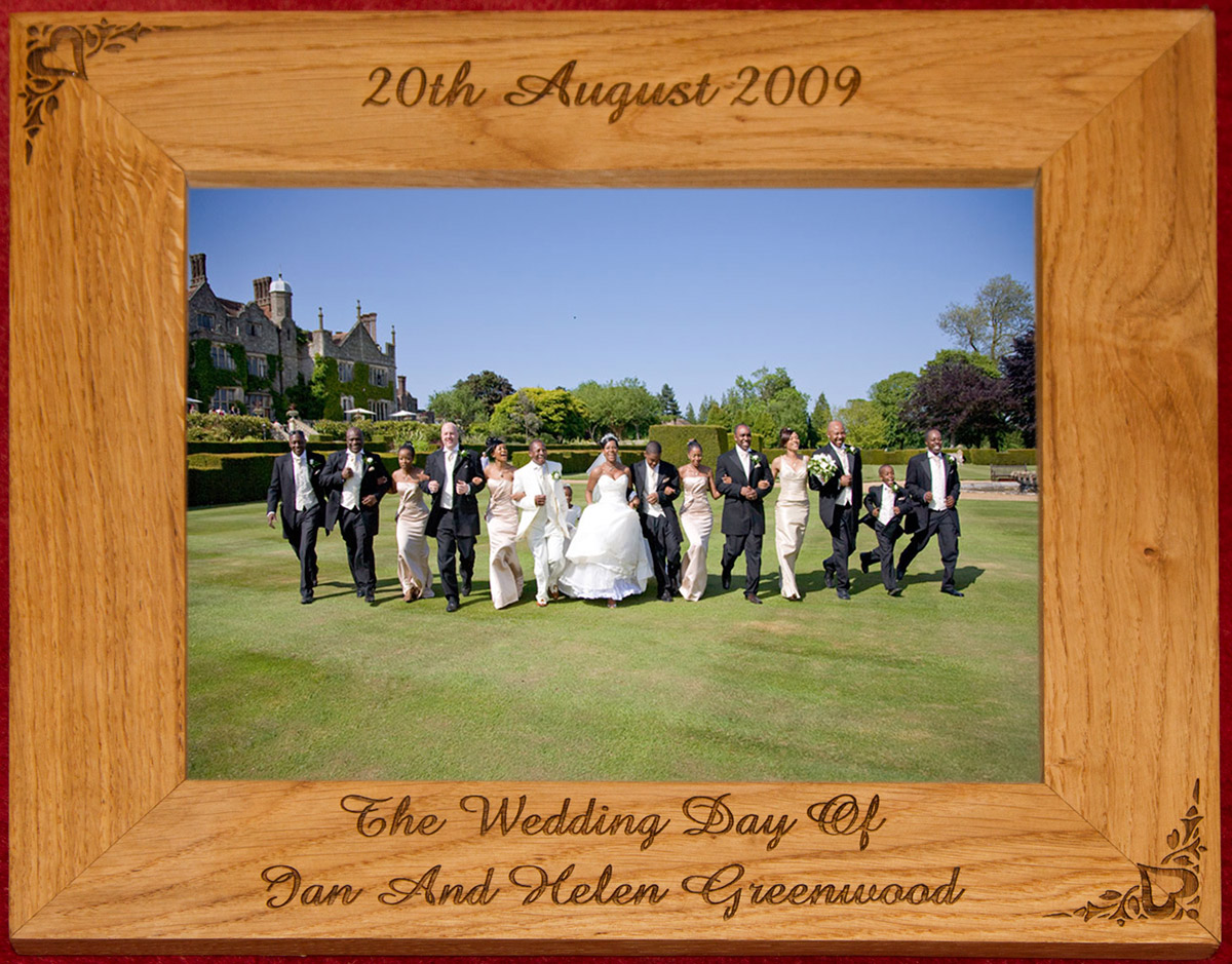Oak photo frame