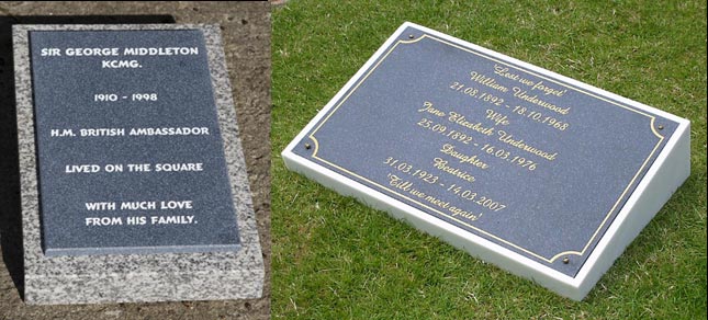Granite Wedges and Plinths