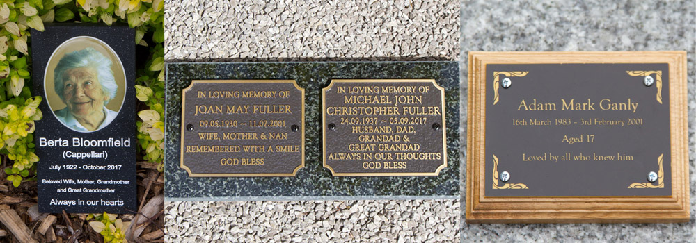 Memorial Inscriptions, Traditional, The Sign Maker and UK Memorials