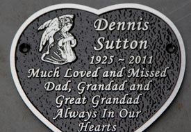 Heart shaped Cast Aluminium