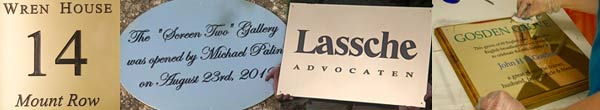 Metal signs
