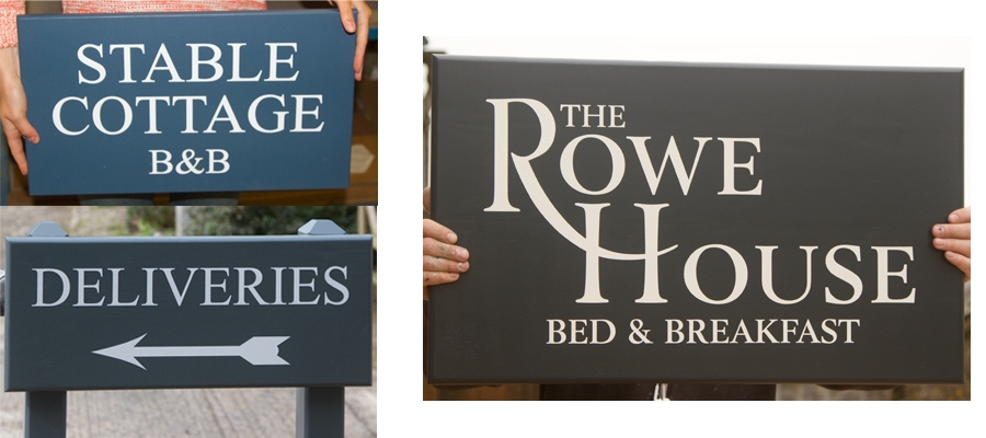 Accoya Painted Signs