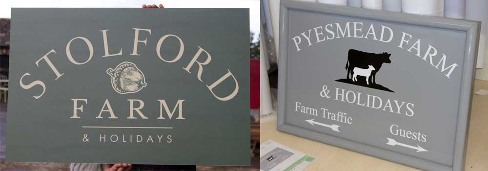 Solid aluminium signs, perfect for business