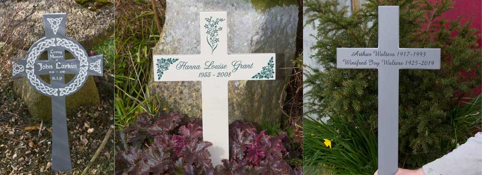Corian crosses made by The Sign Maker