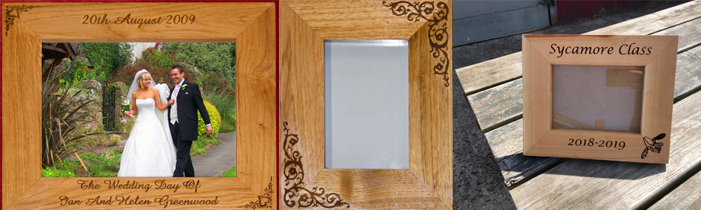 Beautiful hand crafted photo frames made by The Sign Maker