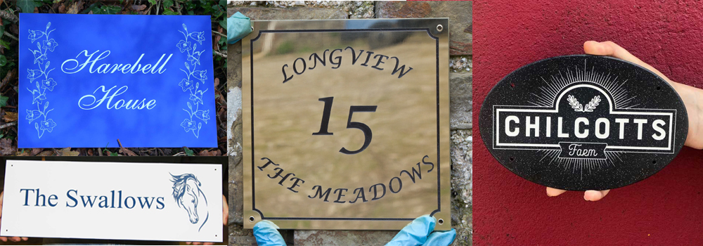 Beautiful, bespoke and low maintenance plaques crafted by The Sign Maker.