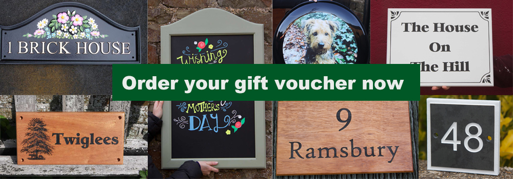 You are not too late to get a brilliant present. Order your gift voucher from The Sign Maker now.