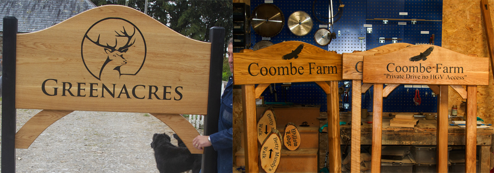 Farm and Estate signs crafted by carpenters here at The Sign Maker.