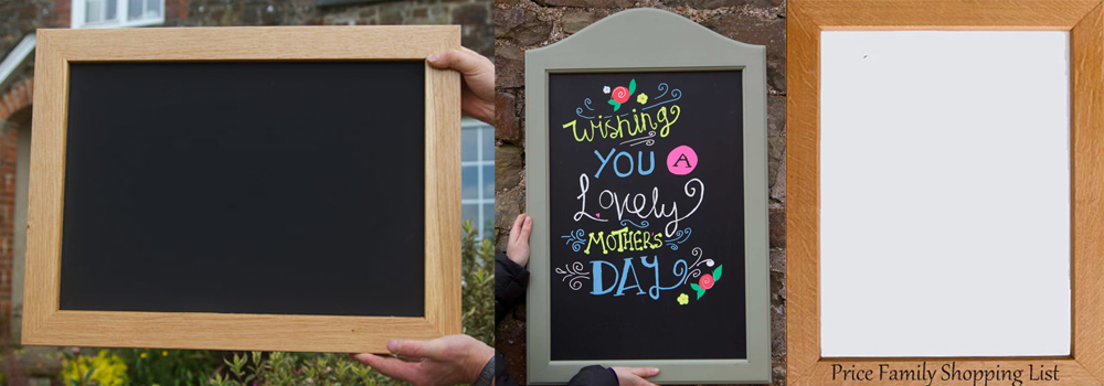 Chalkboards or whiteboards are a great valentines gift this year.