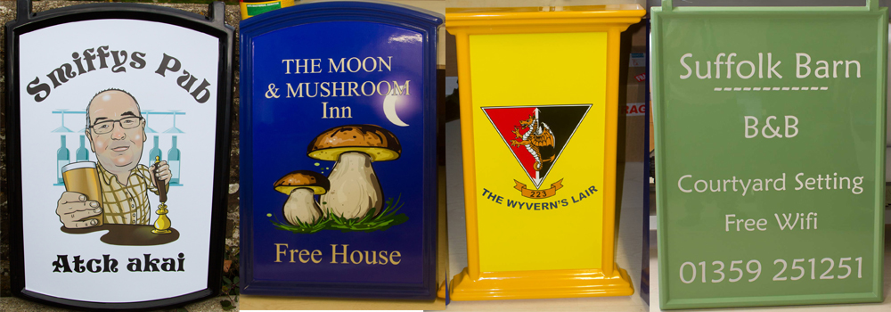 High quality pub signs made by The Sign Maker in North Devon.