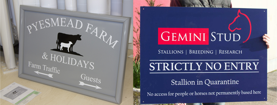 Signboards made by The Sign Maker make for perfect business signs.