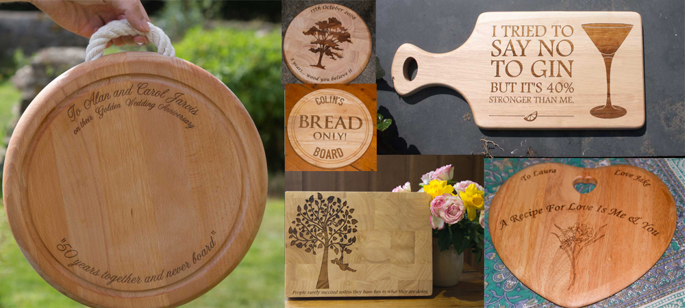 Personalise your own chopping board to gift to your loved one this valentines.