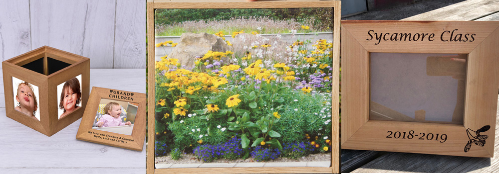 Personalised photo gifts made by The Sign Maker.