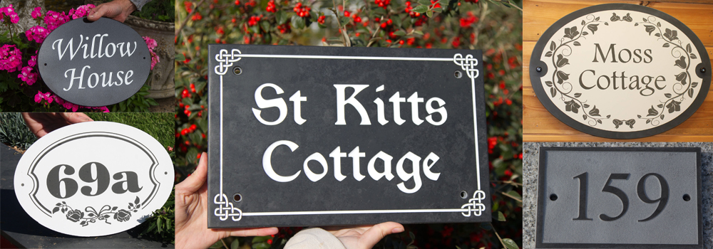 Bespoke, high-quality stone signage create in the rural workshops of The Sign Maker. 