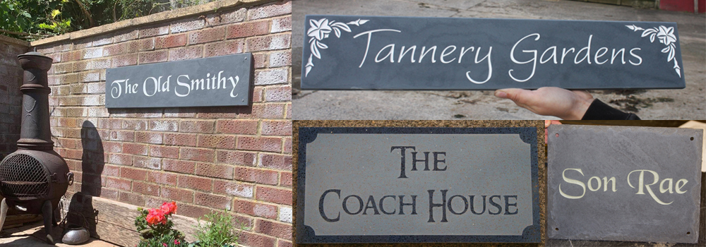 Slate is a beautiful, high quality material that is an excellent choice for home bars, pubs and garden signs.