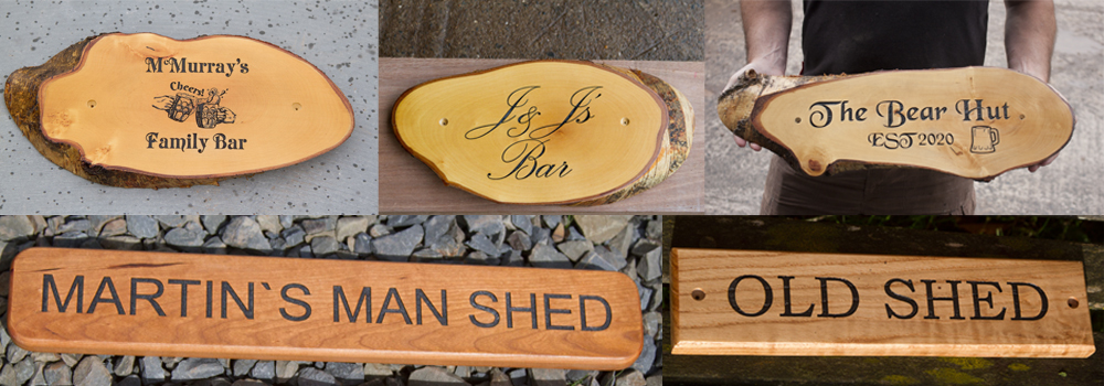 Beautiful wooden pub and bar signs made by The Sign Make in North Devon.