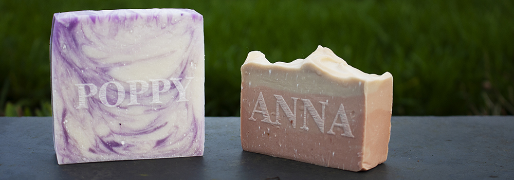 High quality soap as a wedding favour created at The Sign Maker.
