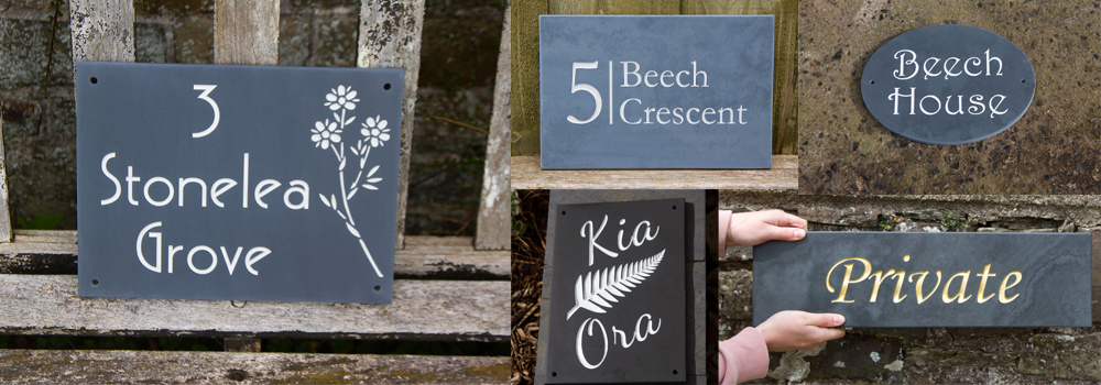Choose from a variety of sizes, fonts and images to create your slate sign.