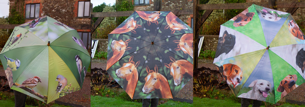 Our animal range of umbrellas here at The Sign Maker will bring a smile to all.