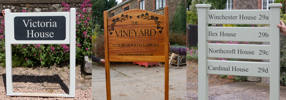 Beautiful entrance signs crafted by talented craftsmen and women at The Sign Maker.