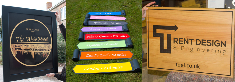 Beautiful high-quality business signs crafted at The Sign Maker, North Devon.