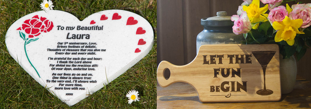 Looking for a valentines gift? Why not consider our bespoke gifts here at The Sign Maker.