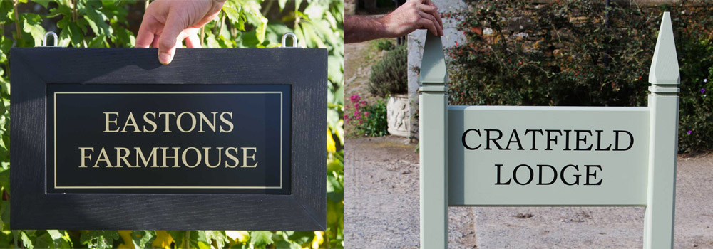 Framed Sign and Painted Entrance Sign crafted by The Sign Maker