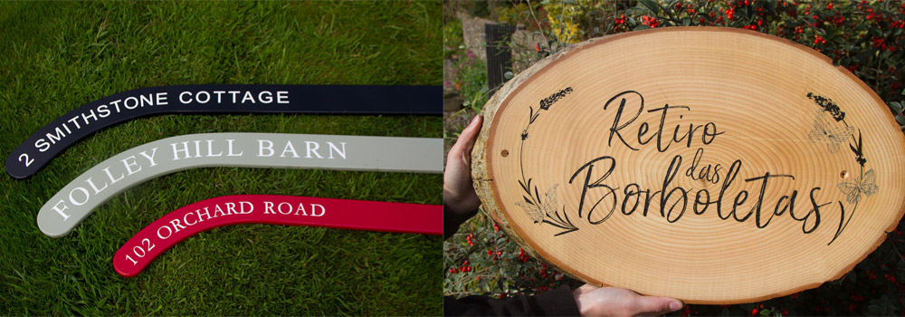 Hockey Stick Signage and Wooden Natural Wall Signs, crafted by The Sign Maker