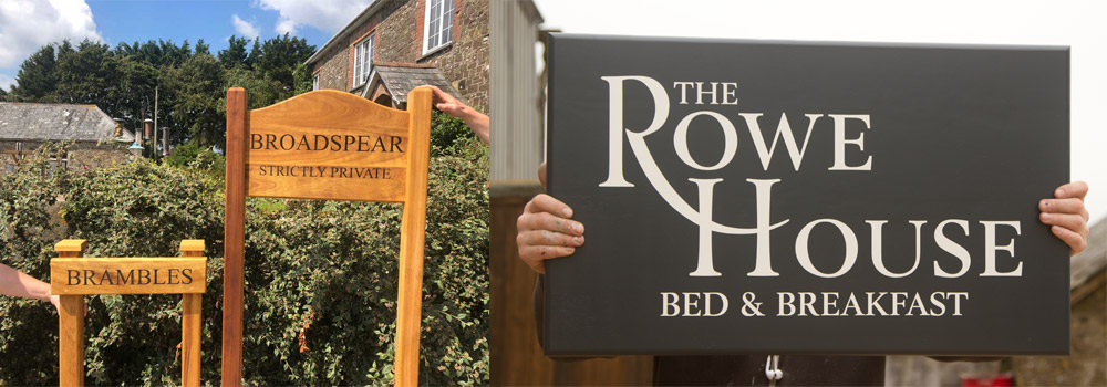 Natural Entrance Signs and Painted Signage crafted by The Sign Maker