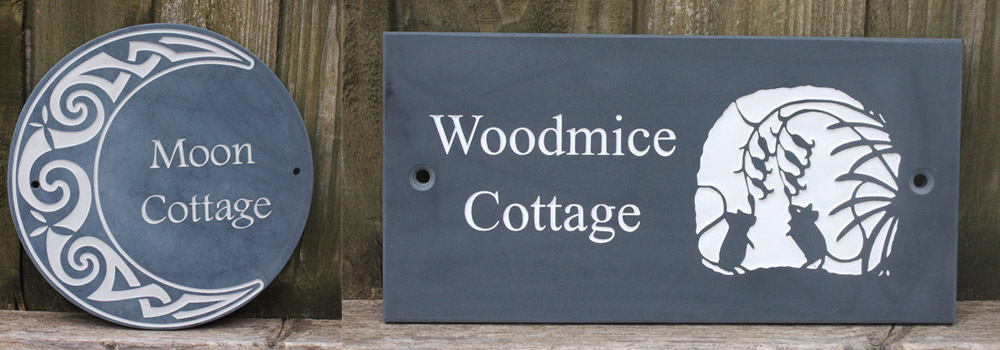 Slate House Signs