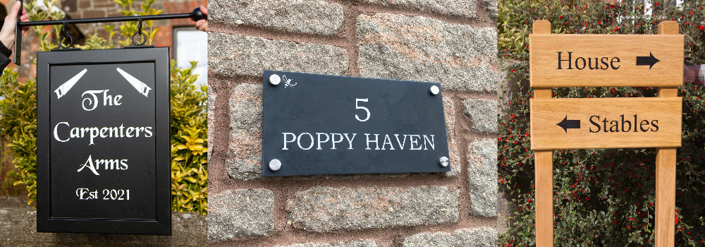 Signs crafted by The Sign Maker