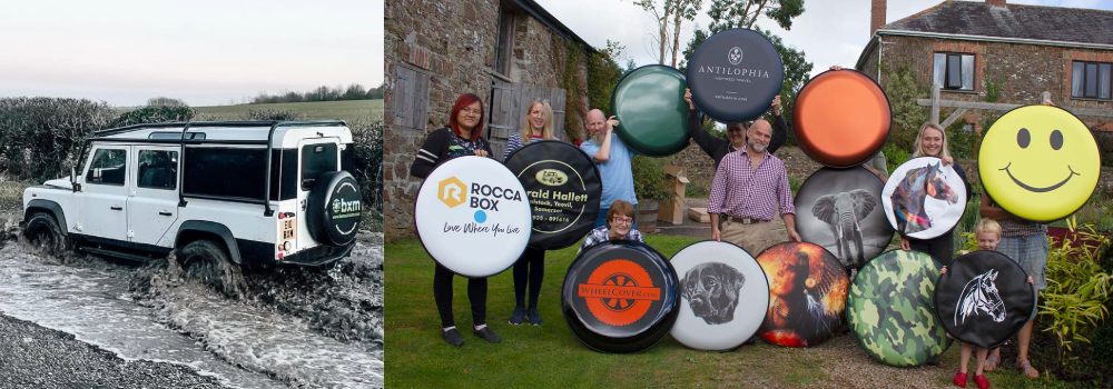 Wheel Covers, crafted by The Sign Maker and WheelCover.com | Crafting For Fellow Sign Makers