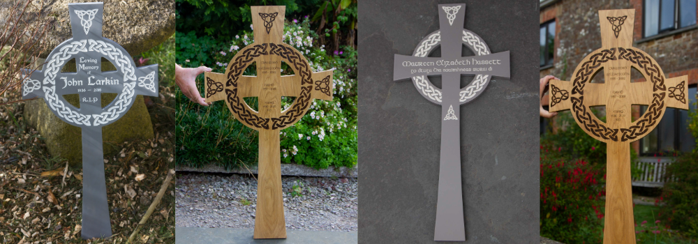 Celtic Styled Memorial Cross | Designing A Wooden Memorial Cross