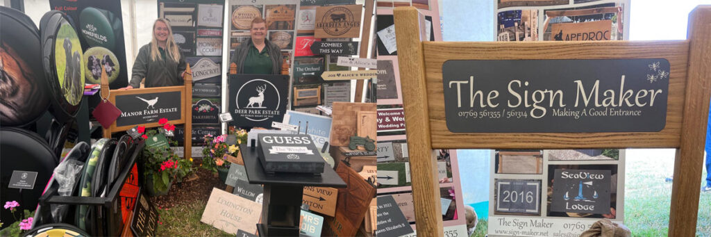 North Devon Show 2024 was a local stop for The Sign Maker. 