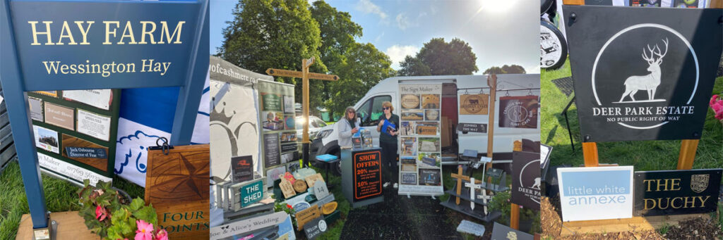 The Game Fair was another show in our busy show season for The Sign Maker. 