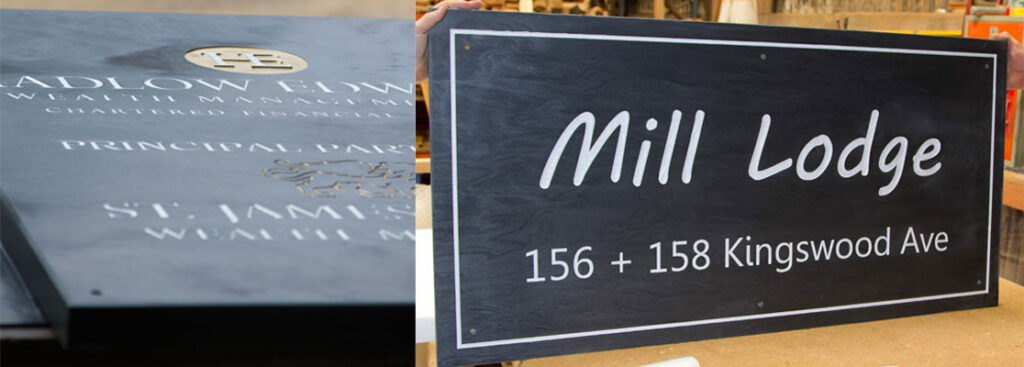Beautiful, high-quality stone signs make an excellent choice for farm and estate entrance signs.